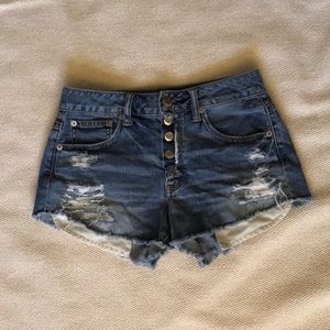 AEO “Hi-Rise Festival” Jean Shorts